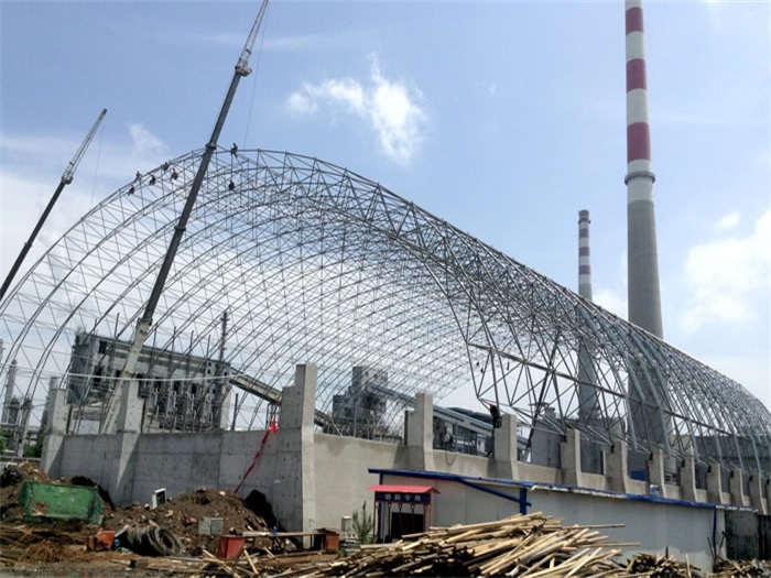 喀什煤机油桶翘工程网架
